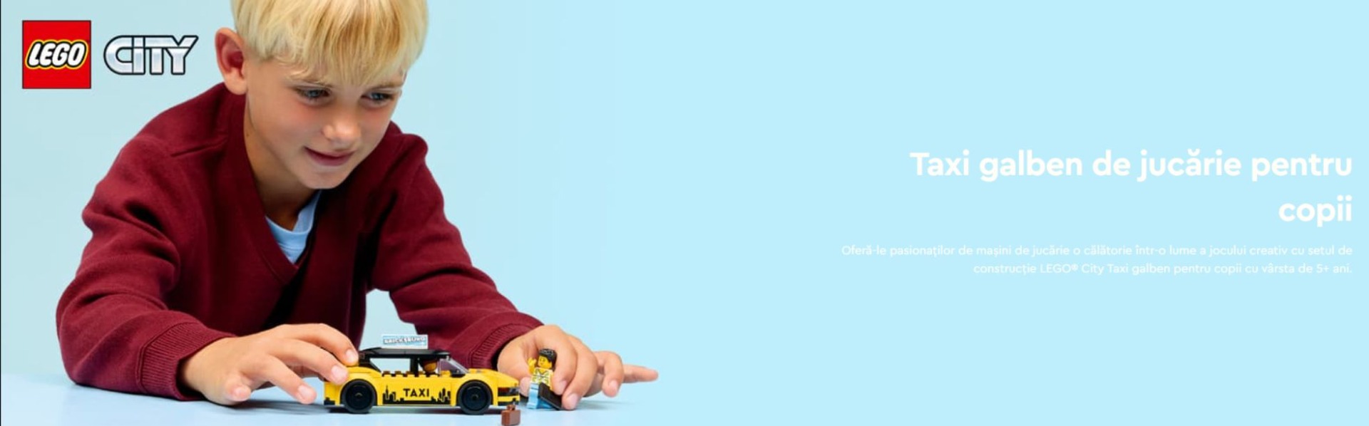 LEGO&reg; City Taxi galben